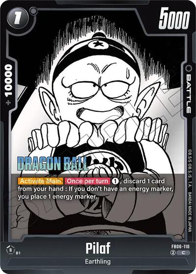 Pilaf (Manga Booster 02) Near Mint Holofoil - Nick Nack's Full Frontal Attack