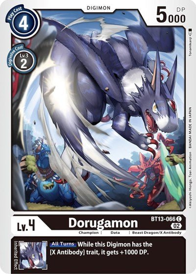 Dorugamon (Versus Royal Knights) Near Mint - Nick Nack's Full Frontal Attack