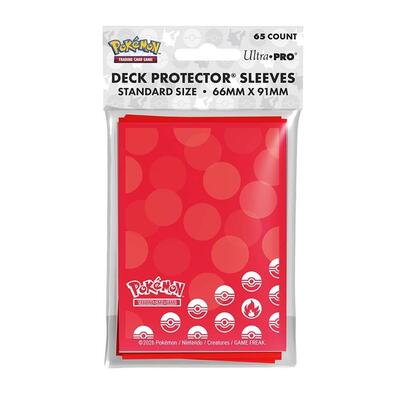 Pokemon 65-Pack Deck Protector: Energy Fire Type