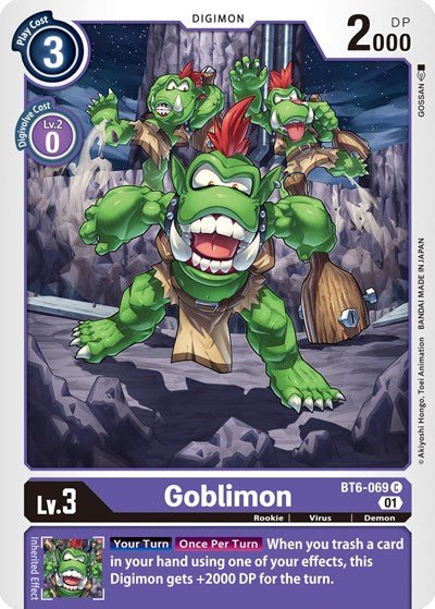 Goblimon (Double Diamond) Near Mint - Nick Nack's Full Frontal Attack
