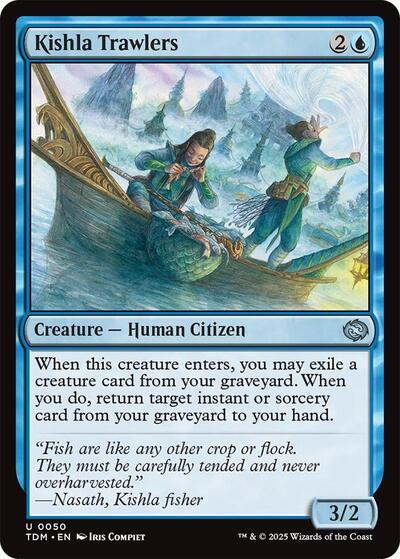 Kishla Trawlers (Tarkir: Dragonstorm) Near Mint - Nick Nack's Full Frontal Attack