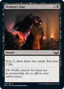 Demon's Due (Streets of New Capenna) Near Mint - Nick Nack's Full Frontal Attack