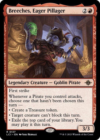 Breeches, Eager Pillager (The Lost Caverns of Ixalan) Near Mint - Nick Nack's Full Frontal Attack