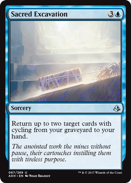 Sacred Excavation (Amonkhet) Near Mint - Nick Nack's Full Frontal Attack