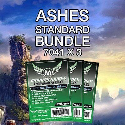 "Ashes Reborn: Rise of the Phoenixborn" Compatible Card Sleeve Bundle - Nick Nack's Full Frontal Attack