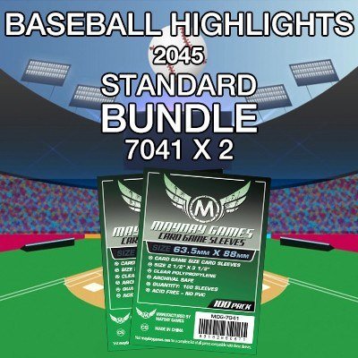 "Baseball Highlights: 2045" Compatible Card Sleeve Bundle - Nick Nack's Full Frontal Attack