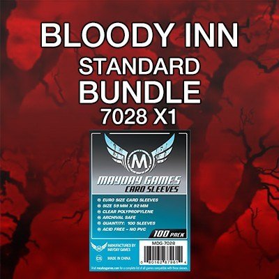 "Bloody Inn" Compatible Card Sleeve Bundle - Nick Nack's Full Frontal Attack