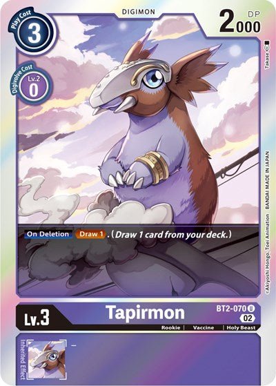 Tapirmon (Resurgence Booster Reprint) (Resurgence Booster) Near Mint Foil - Nick Nack's Full Frontal Attack