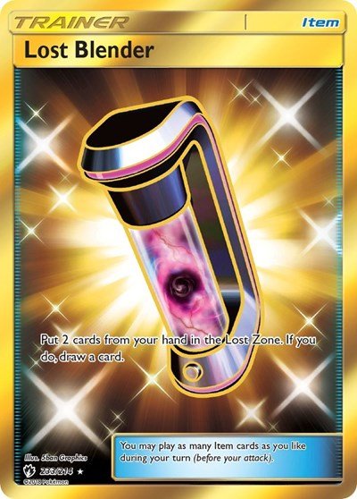 Lost Blender (Secret) (SM - Lost Thunder) Near Mint Holofoil - Nick Nack's Full Frontal Attack