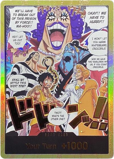DON!! Card (Alternate Art) (Gold) (The Time of Battle) Near Mint Foil