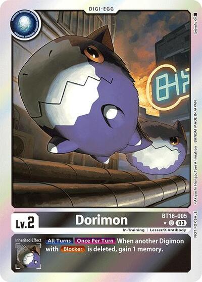 Dorimon (Box Promotion Pack: Beginning Observer) (Beginning Observer) Near Mint Foil - Nick Nack's Full Frontal Attack