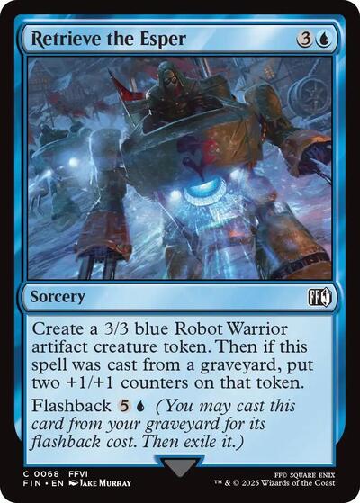 Retrieve the Esper (Universes Beyond: FINAL FANTASY) Near Mint - Nick Nack's Full Frontal Attack