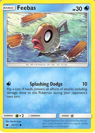 Feebas (SM - Crimson Invasion) Heavy Play - Nick Nack's Full Frontal Attack