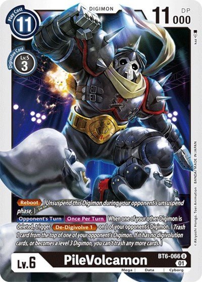 PileVolcamon (Double Diamond) Near Mint - Nick Nack's Full Frontal Attack