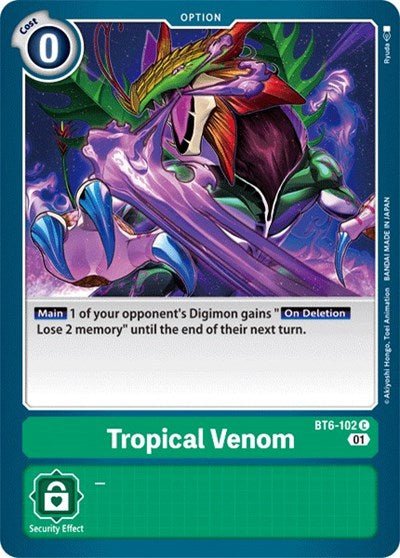 Tropical Venom (Double Diamond) Near Mint - Nick Nack's Full Frontal Attack