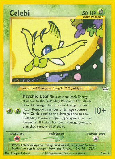 Celebi (Neo Revelation) Light Play 1st Edition