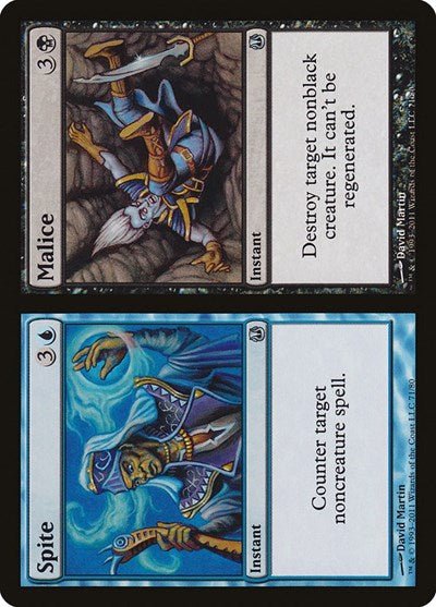 Spite / Malice (Duel Decks: Ajani vs. Nicol Bolas) Near Mint - Nick Nack's Full Frontal Attack