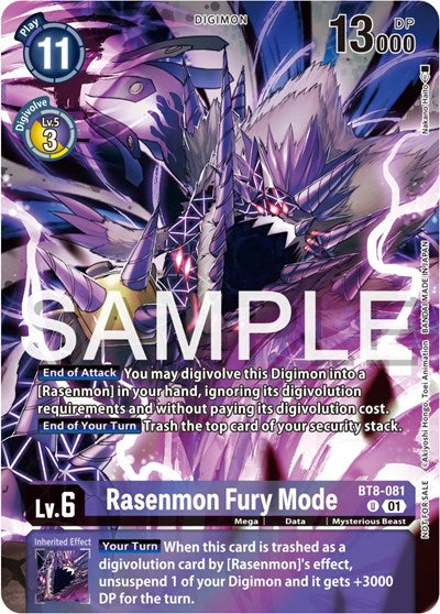 Rasenmon Fury Mode (Official Tournament Pack Vol.12) (New Awakening) Near Mint