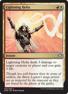 Lightning Helix (Duel Decks: Speed vs Cunning) Near Mint - Nick Nack's Full Frontal Attack