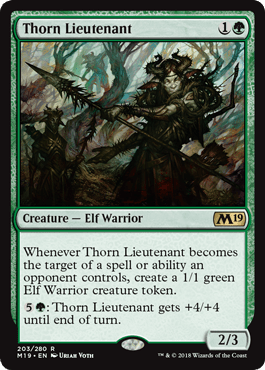 Thorn Lieutenant (Magic 2019 Core Set) Near Mint - Nick Nack's Full Frontal Attack