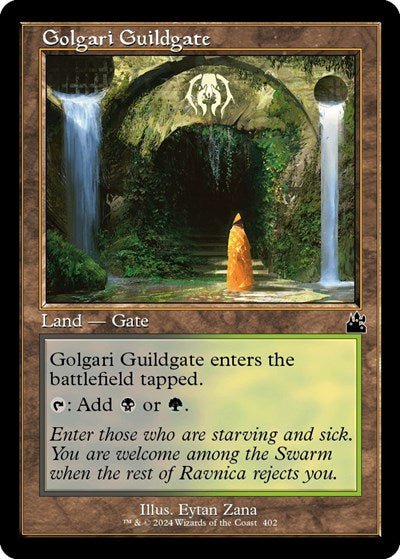 Golgari Guildgate (Retro Frame) (Ravnica Remastered) Near Mint - Nick Nack's Full Frontal Attack