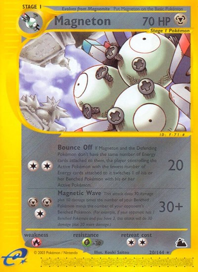 Magneton (20) (Skyridge) Light Play