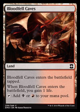 Bloodfell Caves (Eternal Masters) Near Mint - Nick Nack's Full Frontal Attack