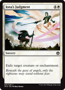 Iona's Judgment (Iconic Masters) Near Mint - Nick Nack's Full Frontal Attack