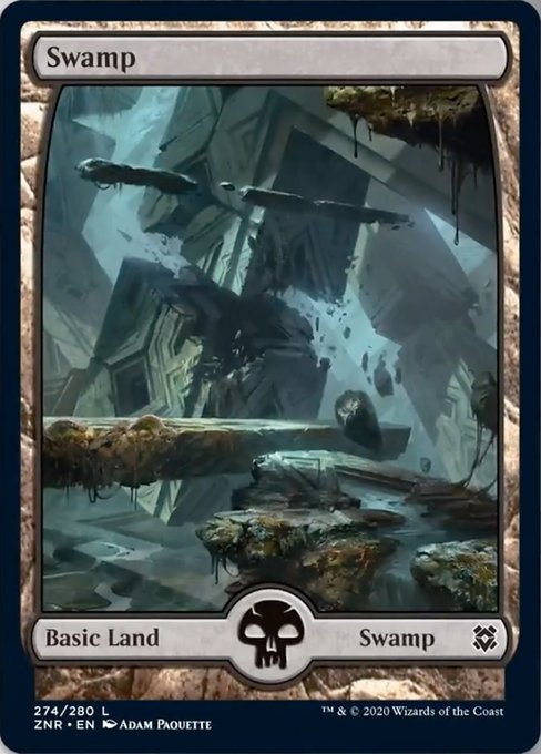 Swamp (274) (Zendikar Rising) Near Mint