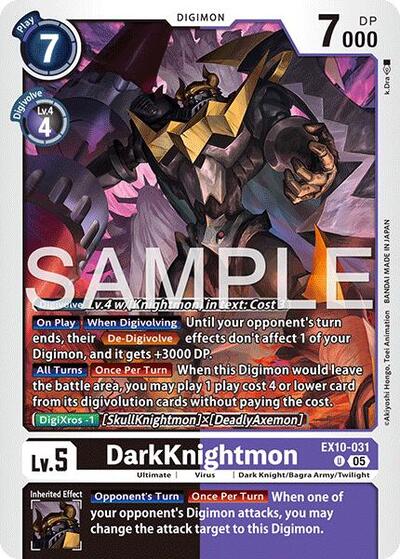 DarkKnightmon (Sinister Order) Near Mint - Nick Nack's Full Frontal Attack