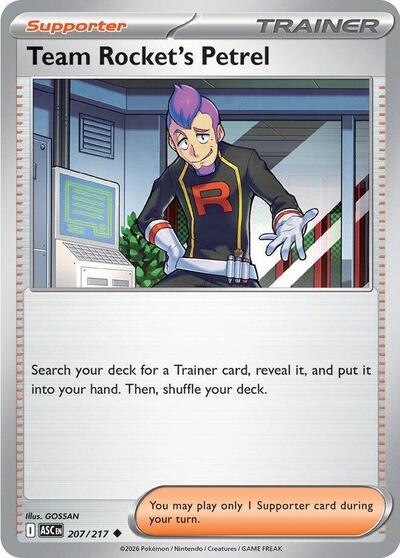 Team Rocket's Petrel (ME: Ascended Heroes) Near Mint - Nick Nack's Full Frontal Attack