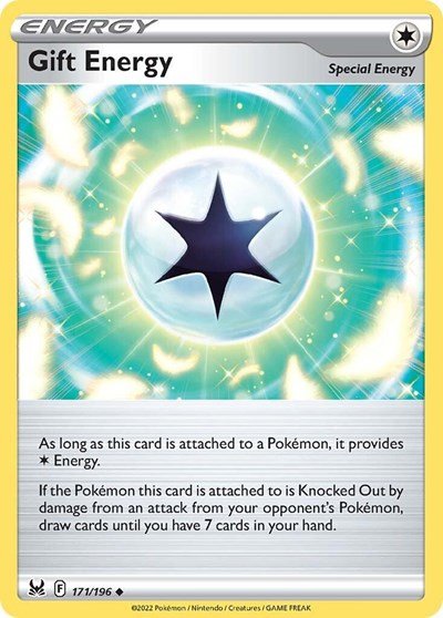 Gift Energy (SWSH11: Lost Origin) Near Mint Reverse Holofoil - Nick Nack's Full Frontal Attack