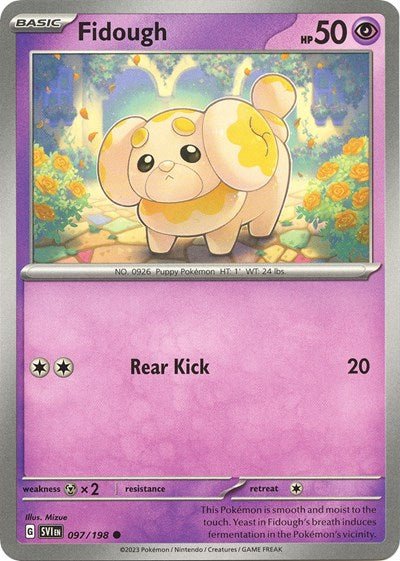 Fidough - 097 (Scarlet and Violet: Base Set) Near Mint - Nick Nack's Full Frontal Attack