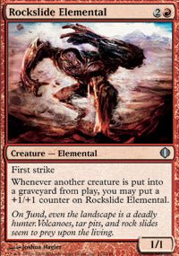 Rockslide Elemental (Shards of Alara) Light Play - Nick Nack's Full Frontal Attack