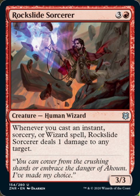 Rockslide Sorcerer (Zendikar Rising) Near Mint - Nick Nack's Full Frontal Attack