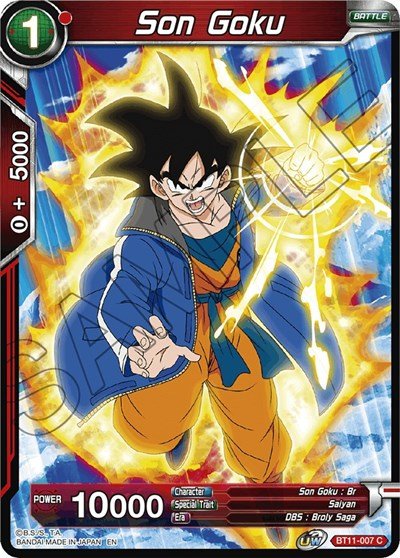 Son Goku (Vermilion Bloodline) Near Mint - Nick Nack's Full Frontal Attack