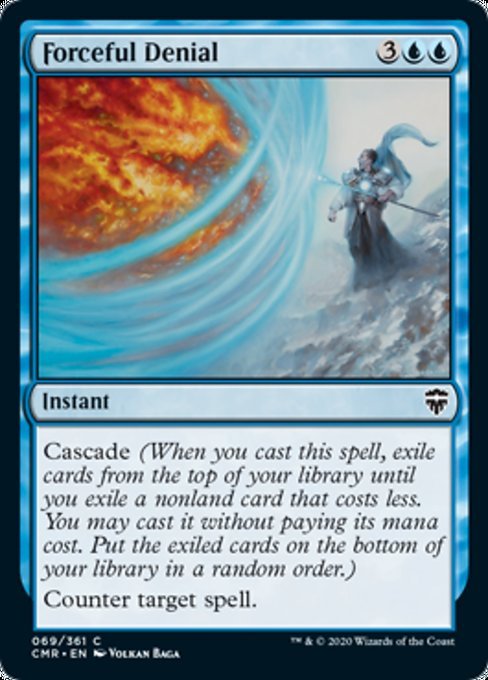 Forceful Denial (Commander Legends) Near Mint - Nick Nack's Full Frontal Attack