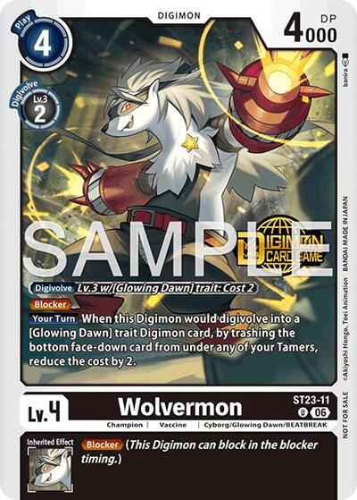 Wolvermon (Welcome Tamers Pack Vol.2) (Starter Deck 23: Beatbreak Release Event Cards) Near Mint Foil - Nick Nack's Full Frontal Attack