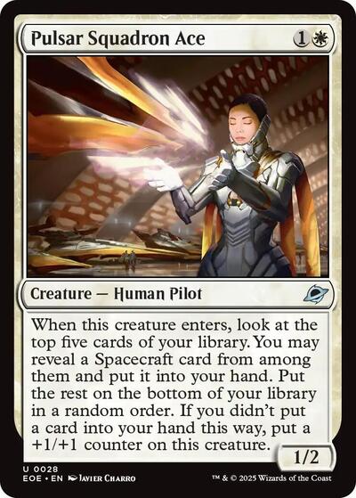 Pulsar Squadron Ace (Edge of Eternities) Near Mint - Nick Nack's Full Frontal Attack