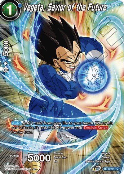 Vegeta, Savior of the Future (Theme Selection: History of Vegeta) Near Mint Foil - Nick Nack's Full Frontal Attack