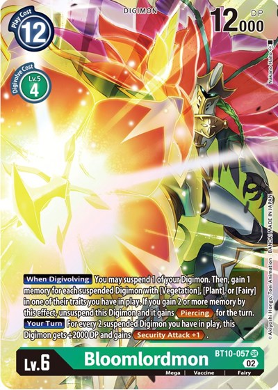 Bloomlordmon (Xros Encounter) Near Mint Foil
