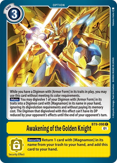 Awakening of the Golden Knight (X Record) Near Mint
