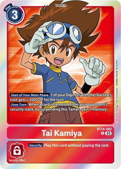 Tai Kamiya (Blast Ace) Near Mint - Nick Nack's Full Frontal Attack