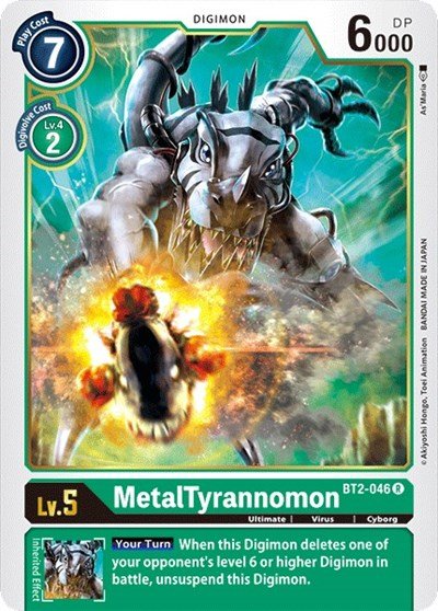 MetalTyrannomon BT2 - 046 (Release Special Booster) Near Mint - Nick Nack's Full Frontal Attack