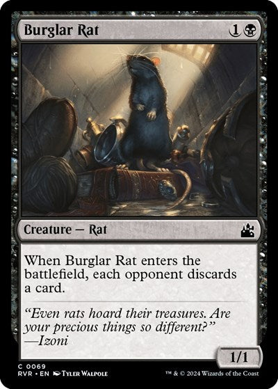 Burglar Rat (Ravnica Remastered) Near Mint