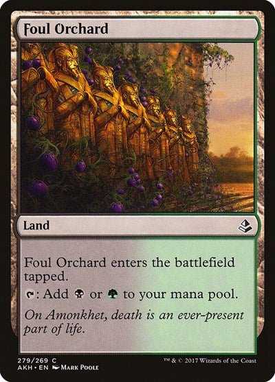 Foul Orchard (Amonkhet) Near Mint - Nick Nack's Full Frontal Attack