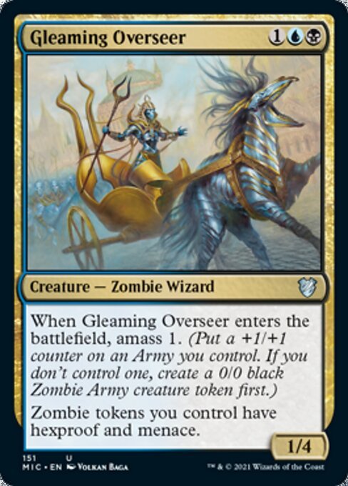 Gleaming Overseer (Commander 2021 Midnight Hunt) Near Mint - Nick Nack's Full Frontal Attack