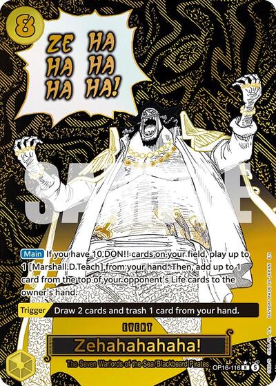 Zehahahahaha! (Alternate Art) (The Time of Battle) Near Mint Foil