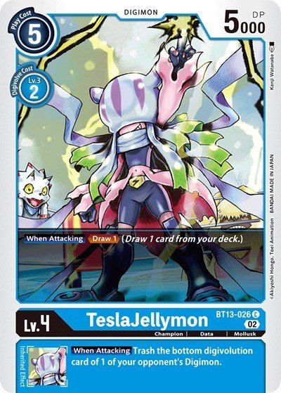 TeslaJellymon (Versus Royal Knights) Near Mint - Nick Nack's Full Frontal Attack