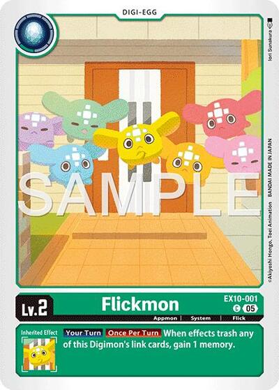 Flickmon (Sinister Order) Near Mint - Nick Nack's Full Frontal Attack